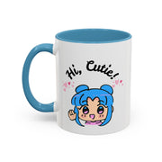 'Hi Cutie' Accent Coffee Mug