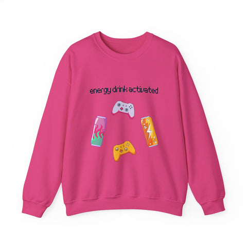 'Energy Drink Activated' Unisex Crewneck Sweatshirt