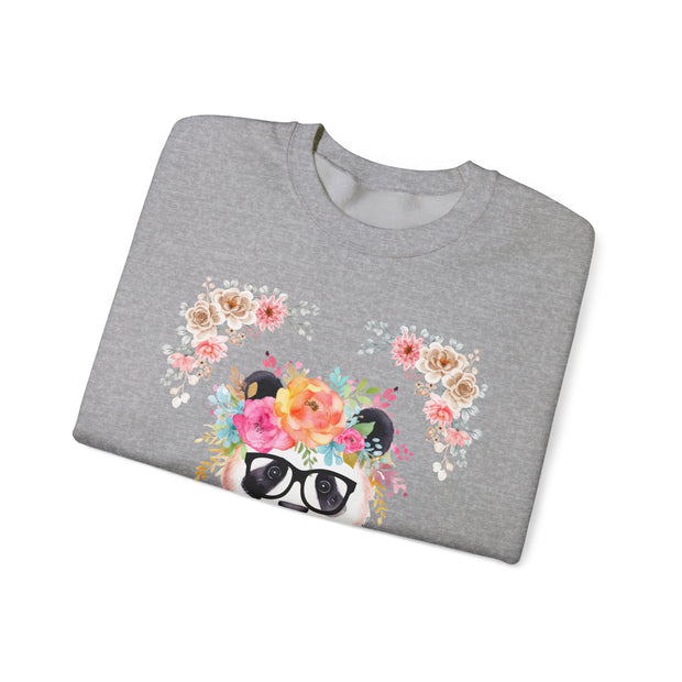 Geeky Goddess Panda Unisex Crewneck Sweatshirt