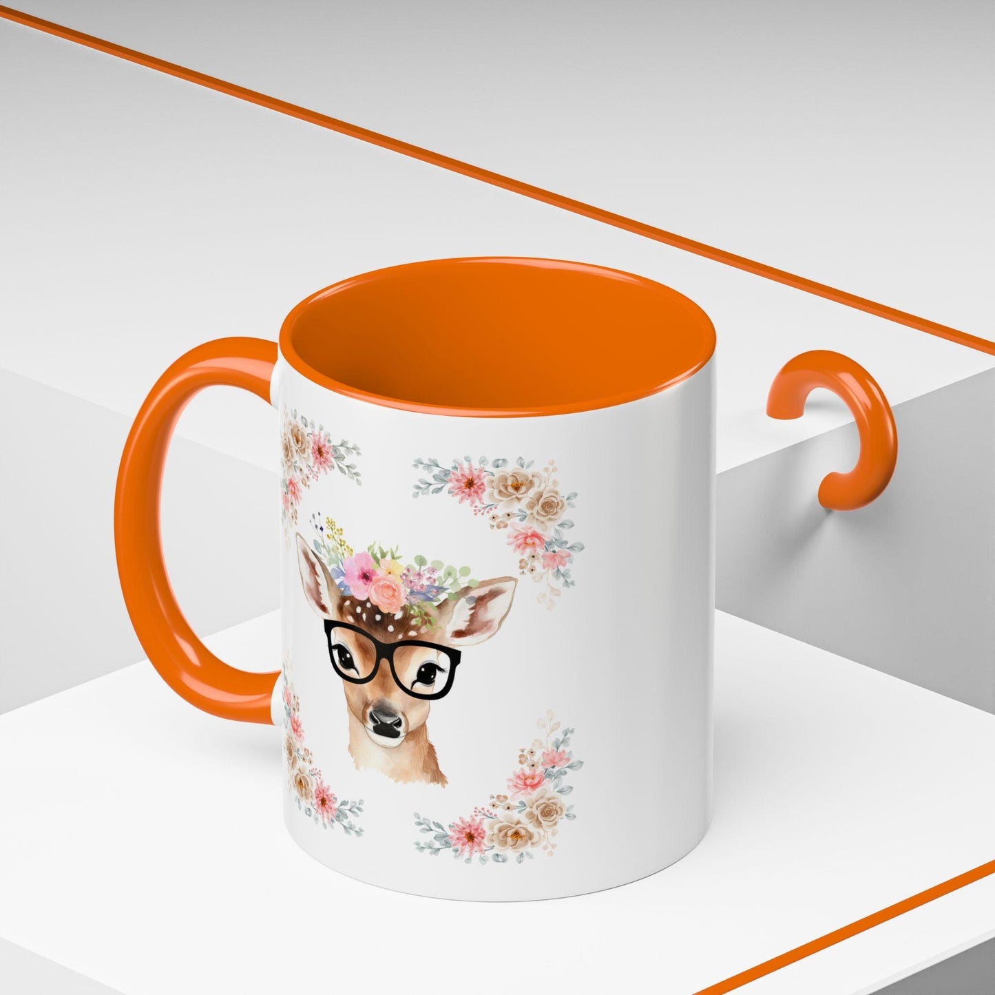 Geeky Goddess Deer Accent Coffee Mug