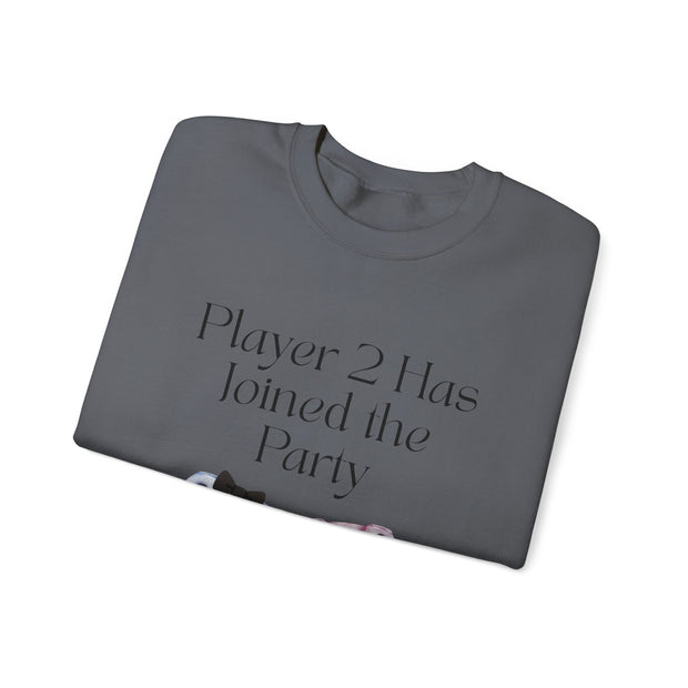 'Player 2 Has Joined The Party' 'Est. 2025' Unisex Crewneck Sweatshirt