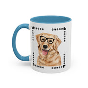 Geeky Good Golden Retriever Accent Coffee Mug