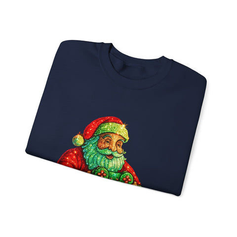 Santa with Game Controller Sweatshirt | Stay Merry Game On Christmas