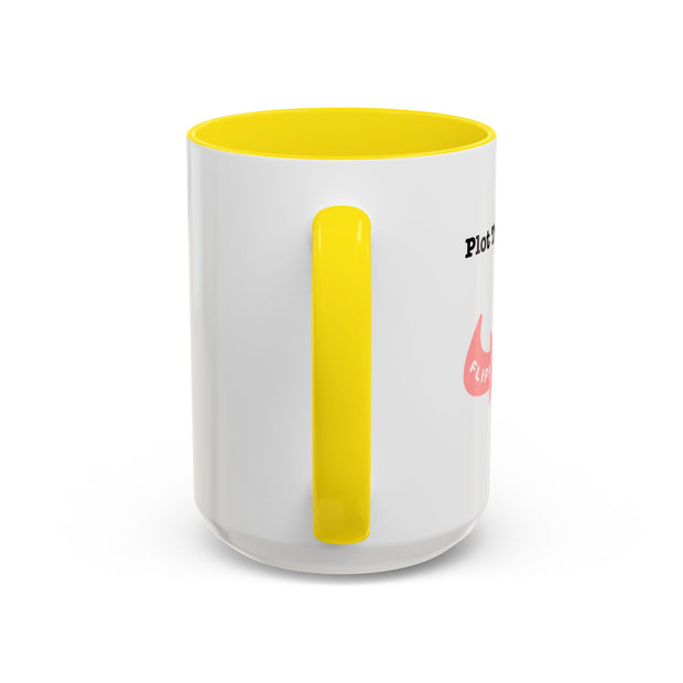 'Plot Twist Energy' Accent Coffee Mug