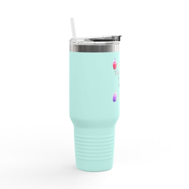 'This Bride Needs Boba' Insulated Travel Mug, 40oz
