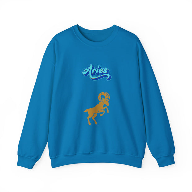 'Aries' Zodiac Unisex Crewneck Sweatshirt