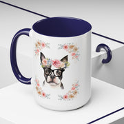 Geeky Goddess French Bulldog Accent Coffee Mug