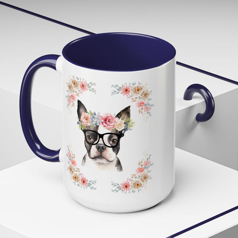 Geeky Goddess French Bulldog Accent Coffee Mug