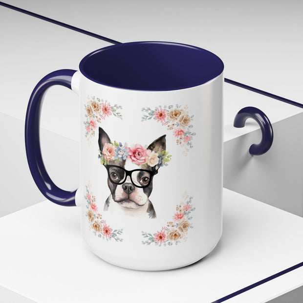 Geeky Goddess French Bulldog Accent Coffee Mug