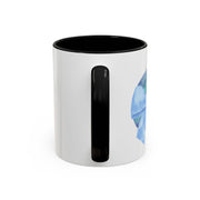 Blue/Green Planet Wrapped In A Bow Accent Coffee Mug