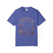 Grateful Under the Stars T-shirt | Unisex Garment-Dyed Tee, Inspirational Apparel, Cozy Casual Wear, Gifts for Nature Lovers, Fall Fashion