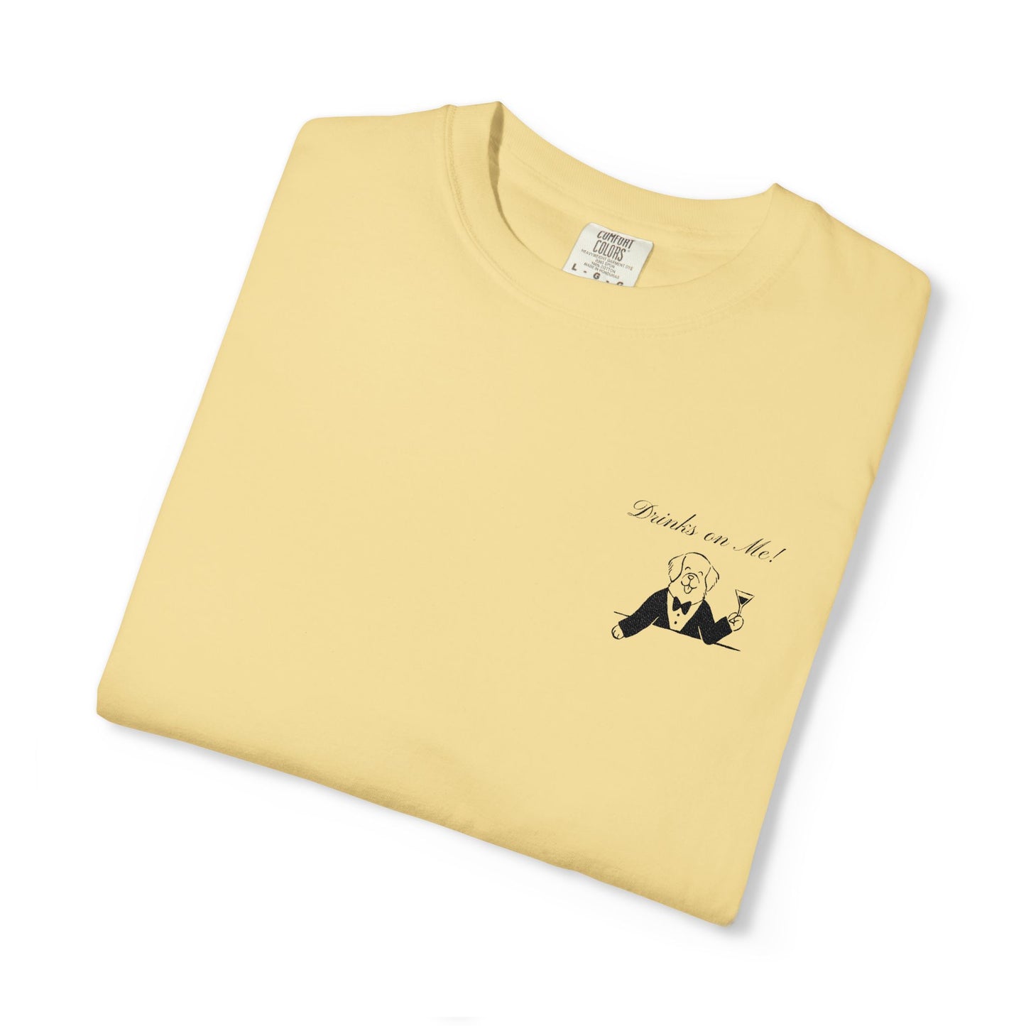 Drinks On Me Wedding Shirt, Funny Dog Bride Tee, Cocktail Hour Bridal Shirt, Cute Puppy Wedding Tee, Bachelorette Shirt