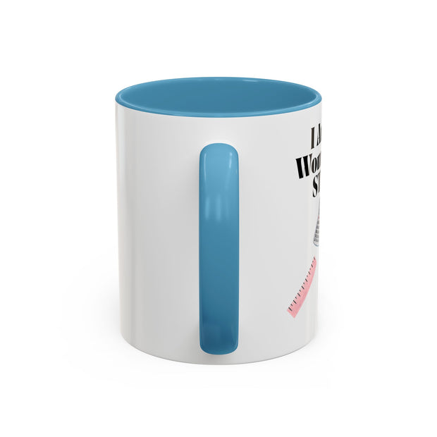 'I Am A Woman In STEM' Accent Coffee Mug