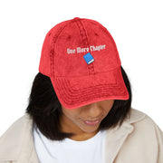 'One More Chapter' Vintage Embroidered Cap