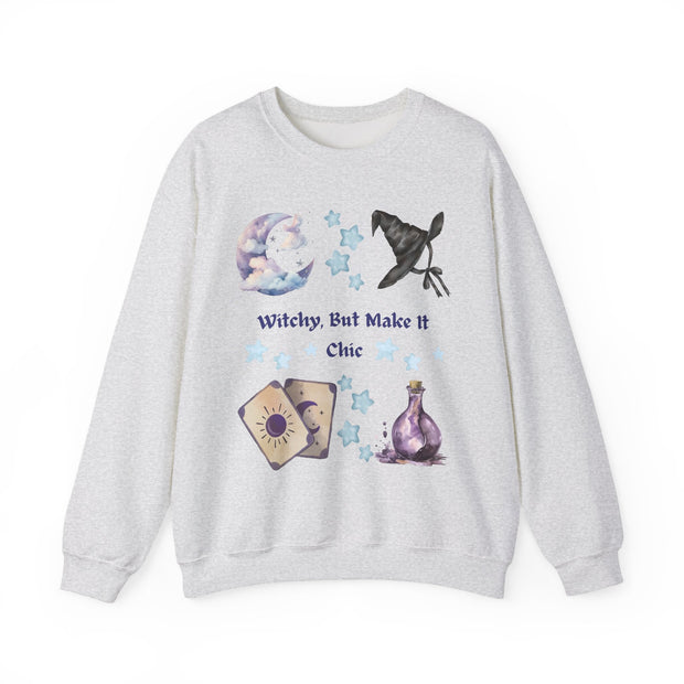 'Witchy, But Make It Cute' Unisex Crewneck Sweatshirt