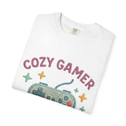Cozy Gamer T-Shirt, Unisex Retro Gaming Tee, Video Game Lover Shirt, Perfect for Gamers, Gift for Birthdays and Holidays