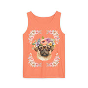 Geeky Goddess Pug Unisex Tank Top