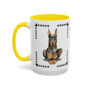 Geeky Good Doberman Accent Coffee Mug