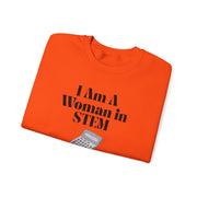 'I Am A Woman in STEM' Mathematics Unisex Crewneck Sweatshirt
