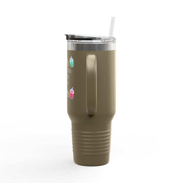 'This Bride Needs Boba' Insulated Travel Mug, 40oz