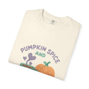 Pumpkin Spice Unisex T-shirt, Cozy Fall Apparel, Perfect for Autumn Festivals, Casual Everyday Wear, Halloween and Thanksgiving