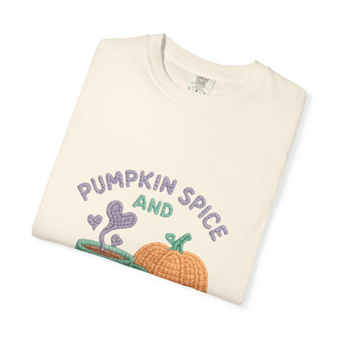 Pumpkin Spice Unisex T-shirt, Cozy Fall Apparel, Perfect for Autumn Festivals, Casual Everyday Wear, Halloween and Thanksgiving