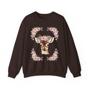Geeky Goddess Deer Unisex Crewneck Sweatshirt