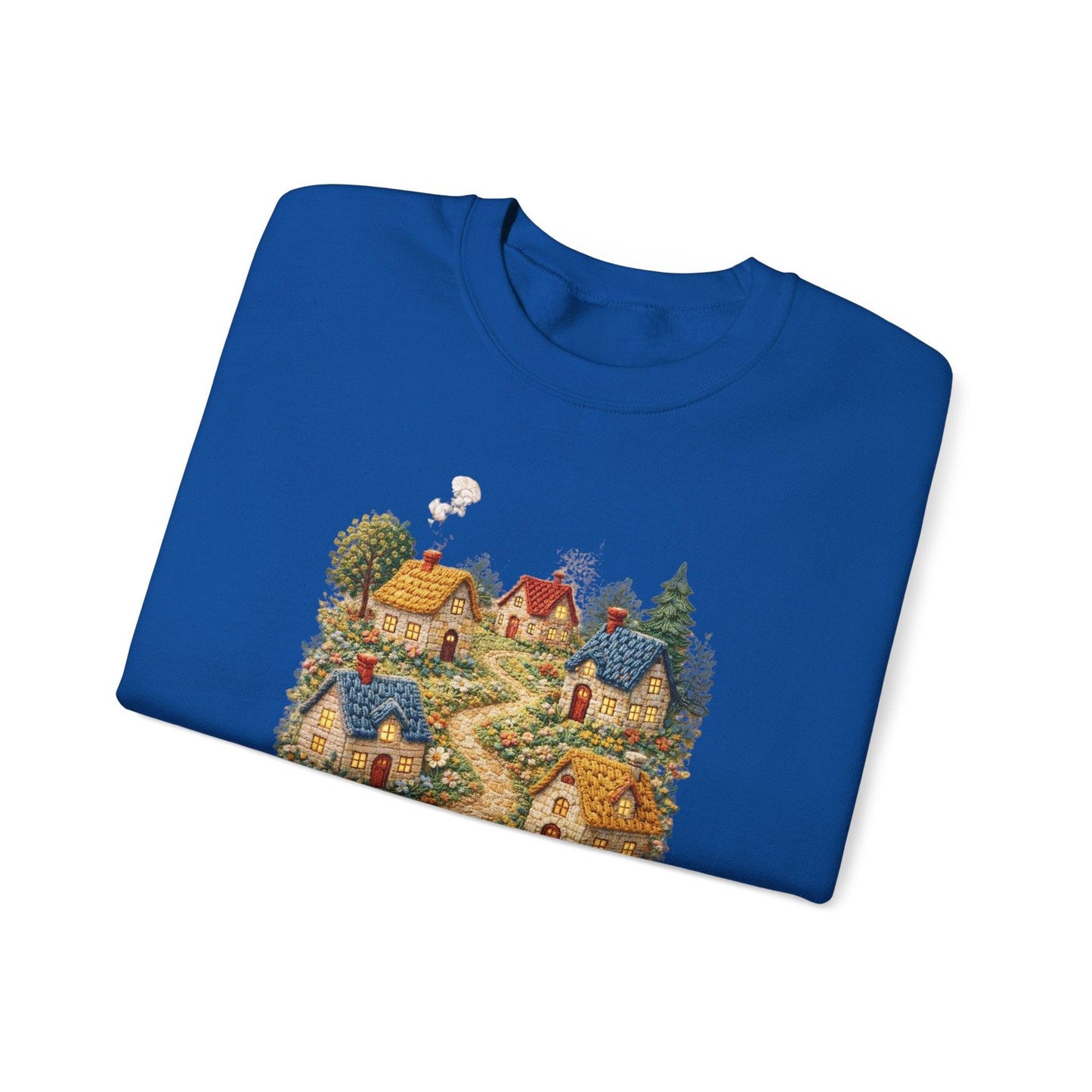 Cozy Cottage Pathway Sweatshirt | Country Village Scenic Crewneck