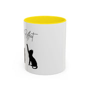 'Paws and Reflect' Cats Accent Coffee Mug