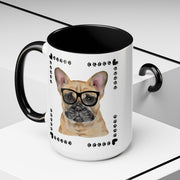 Geeky Good Pug Accent Coffee Mug