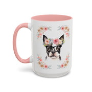 Geeky Goddess French Bulldog Accent Coffee Mug