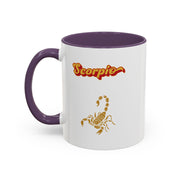 'Scorpio' Accent Coffee Mug