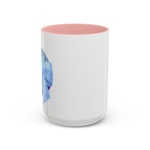 Blue/Green Planet Wrapped In A Bow Accent Coffee Mug