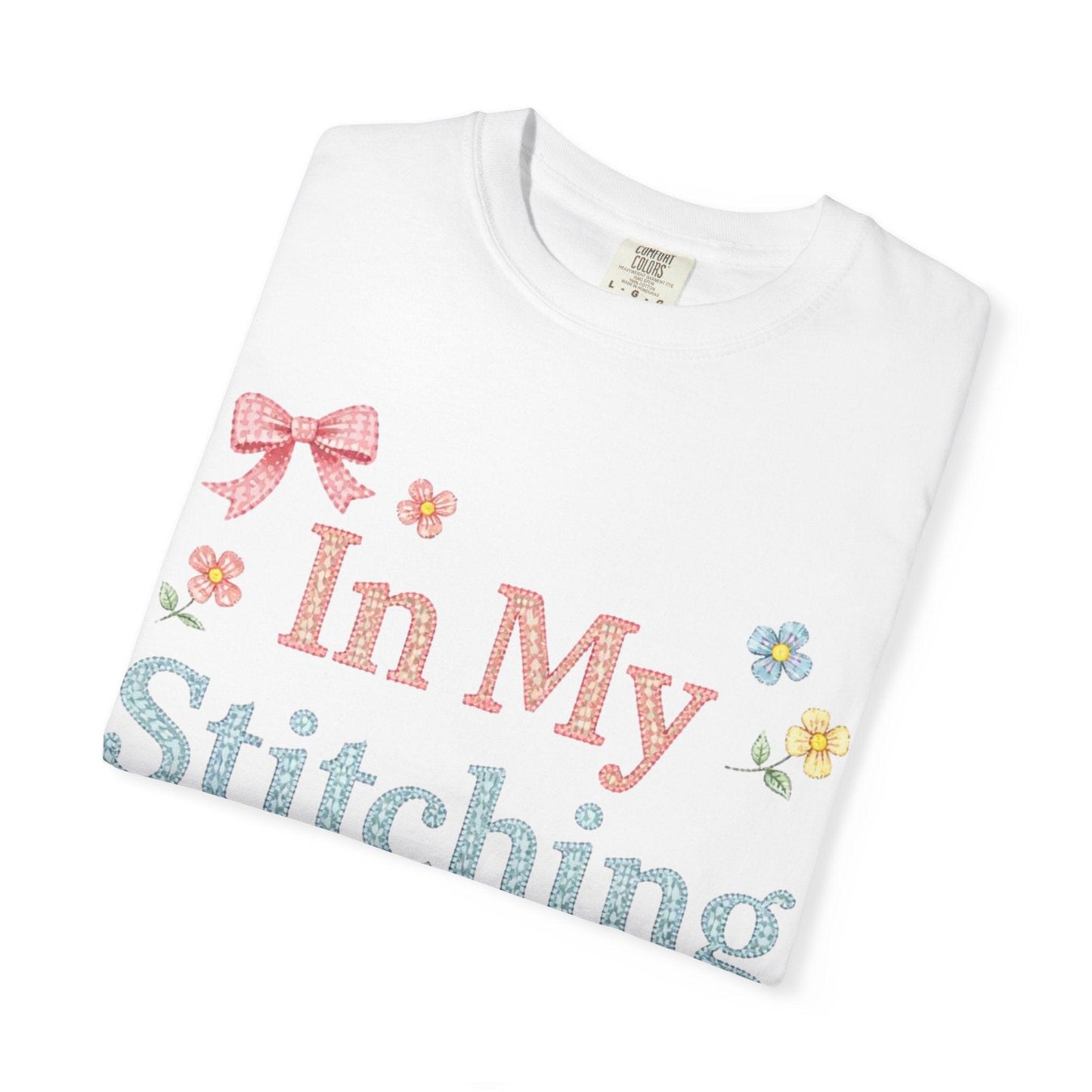 In My Stitching Era T-Shirt | Vintage Embroidery Theme