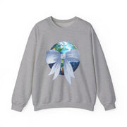 Earth Wrapped In A Bow Unisex Crewneck Sweatshirt