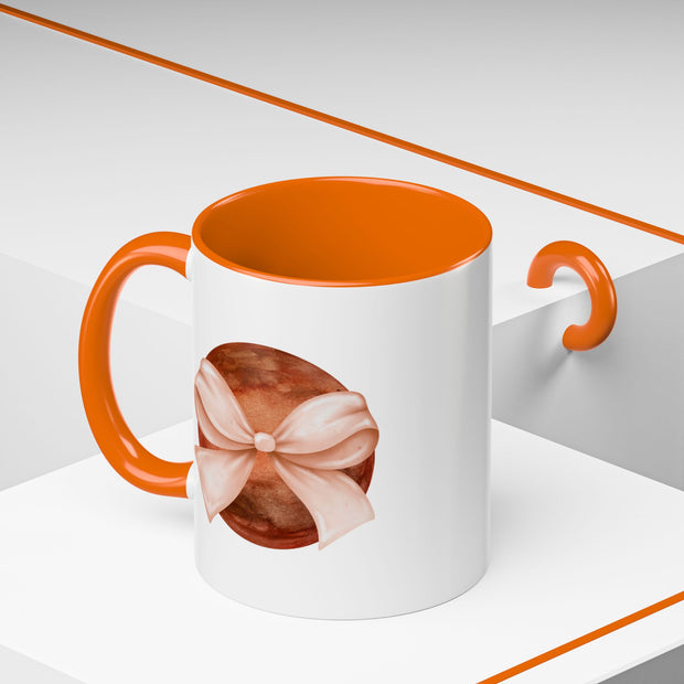 Mars Wrapped In A Bow Accent Coffee Mug