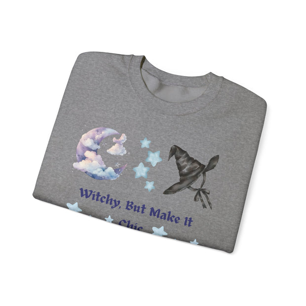 'Witchy, But Make It Cute' Unisex Crewneck Sweatshirt