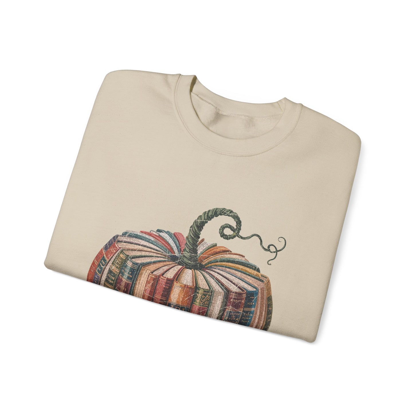 Patchwork Pumpkin Crewneck Sweatshirt | Fall Plaid Pumpkin Shirt