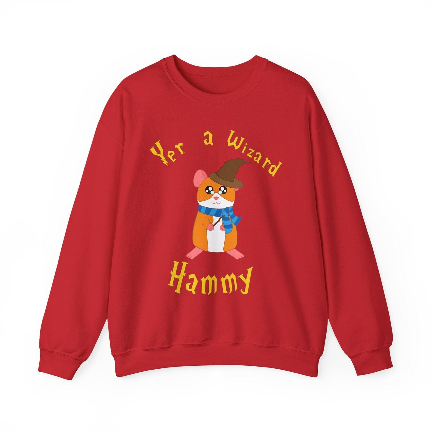 Hammy Wizard Hamster Sweatshirt | Cute Wizard Hamster Crewneck