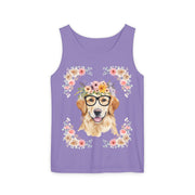 Geeky Goddess Golden Retriever Unisex Tank Top