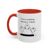 'Now Loading...Spooky Vibes' Accent Coffee Mug
