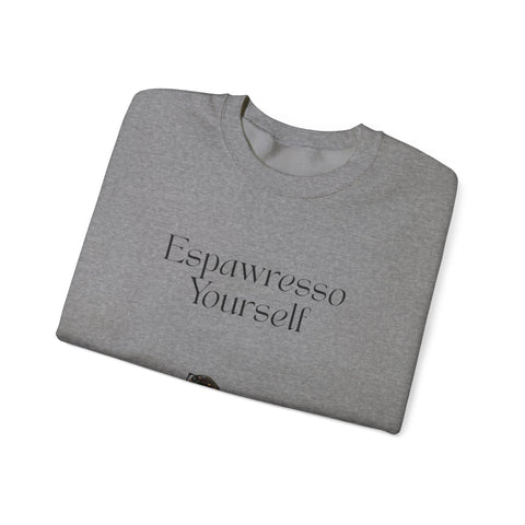 'Espawresso Yourself' Dachshund Unisex Crewneck Sweatshirt