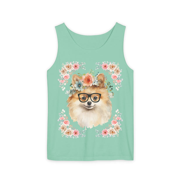 Geeky Goddess Pomeranian Unisex Tank Top
