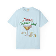 Holiday Cocktail Club T-Shirt | Let's Get Jolly Christmas Tee