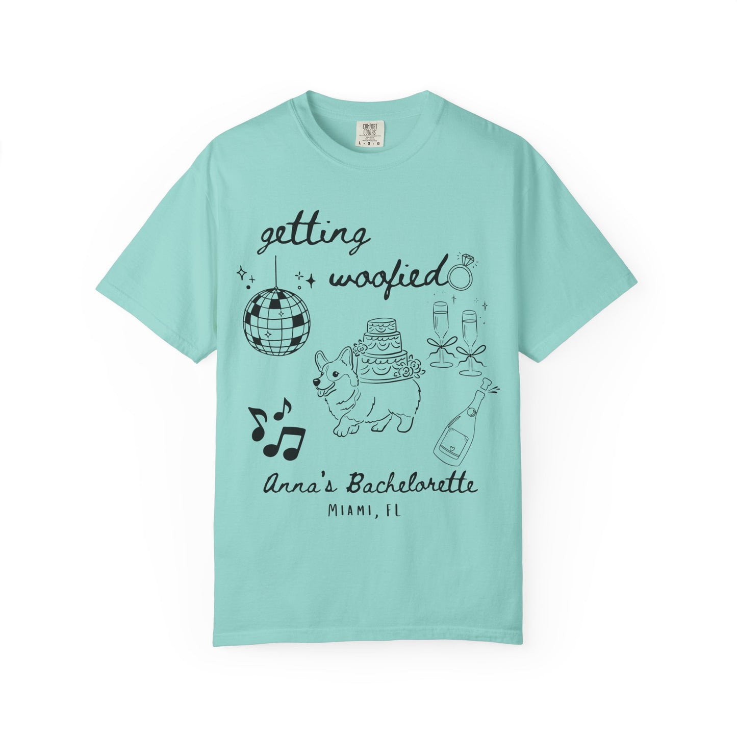 Getting Woofied Bachelorette Shirt Dog Bachelorette Shirt Dog Themed Bach Party Shirts Dog Lovers Wedding Shirts Dog Bridal Party Tees