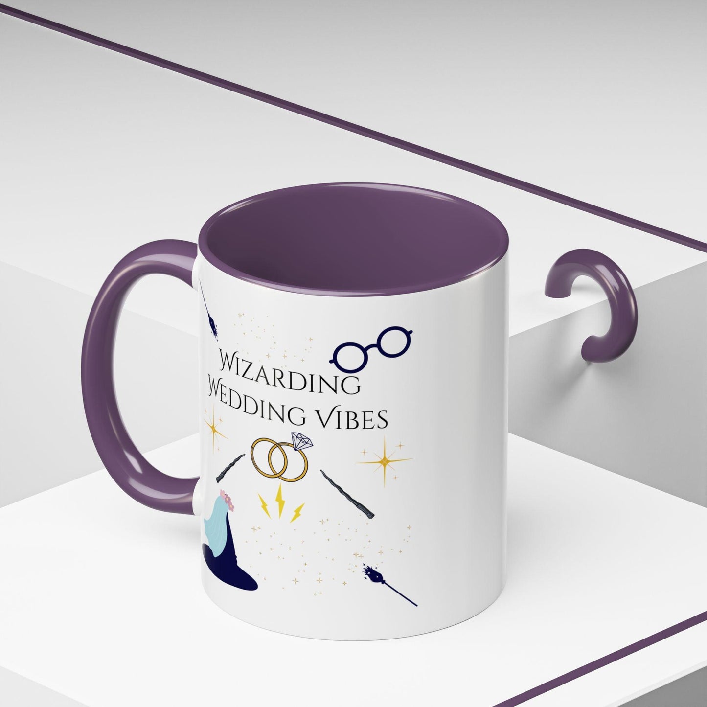 'Wizarding Wedding Vibes' Accent Coffee Mug