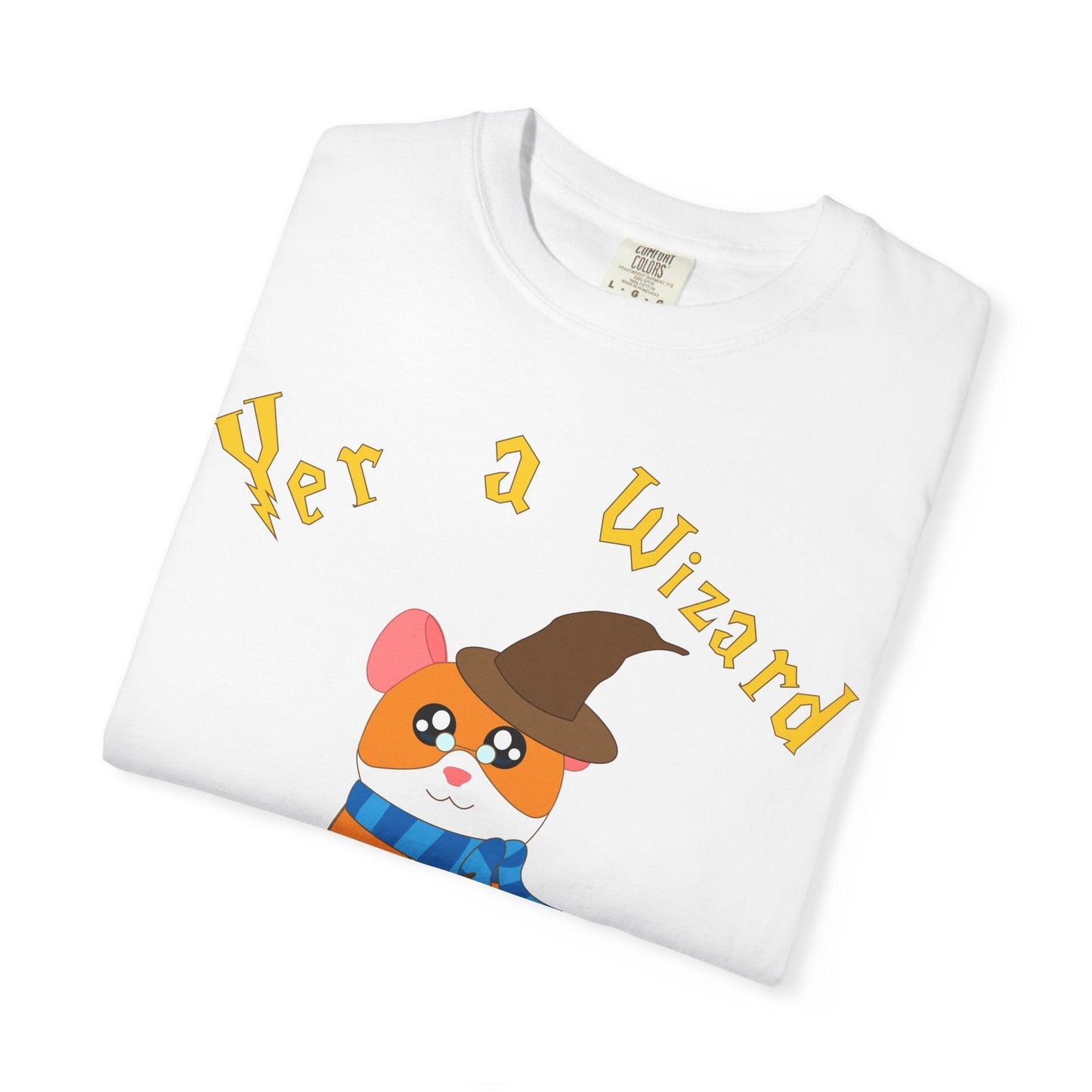 Hammy the Wizard Hamster T-Shirt | Cute Wizard Hamster Illustration