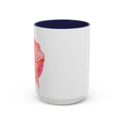 Pink/Yellow Planet Wrapped In A Bow Accent Coffee Mug