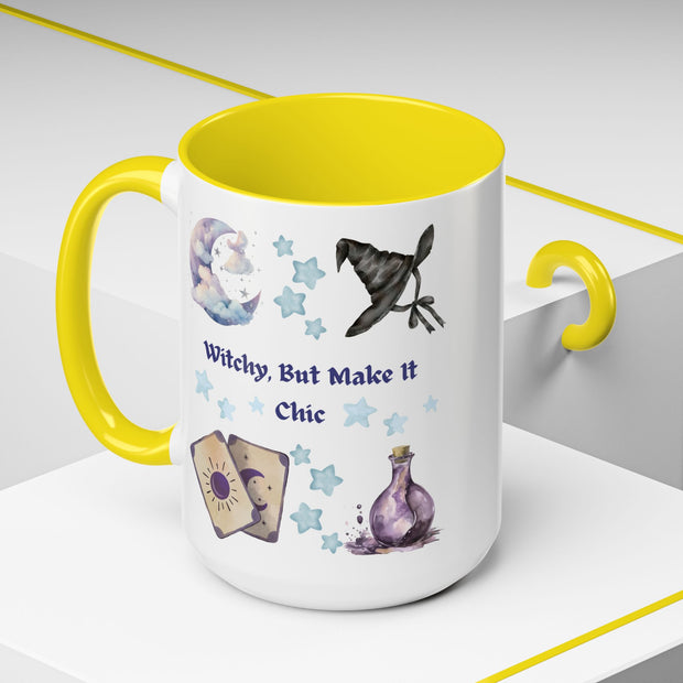 'Witchy, But Make It Cute' Accent Coffee Mug