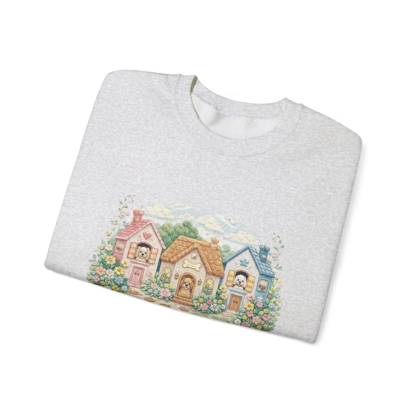 Cottagecore Sweatshirt, Floral Garden Cottage Crewneck, Cozy Vintage Pastel House Shirt